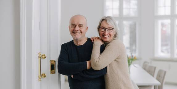 Claudia Kersten &amp; Michael Kersten lachen sympatisch